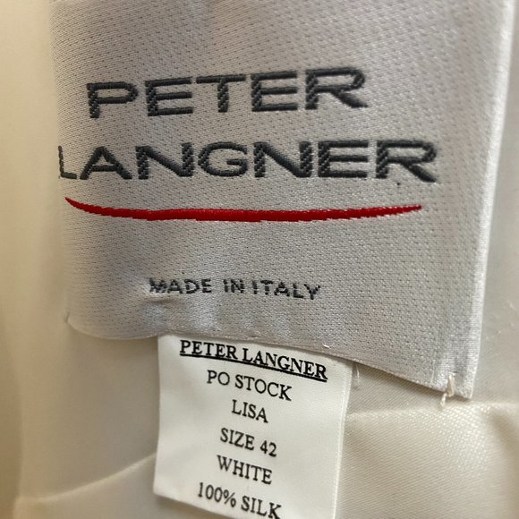 PETER LANGER WEDDING DRESS - Picture 5 of 6